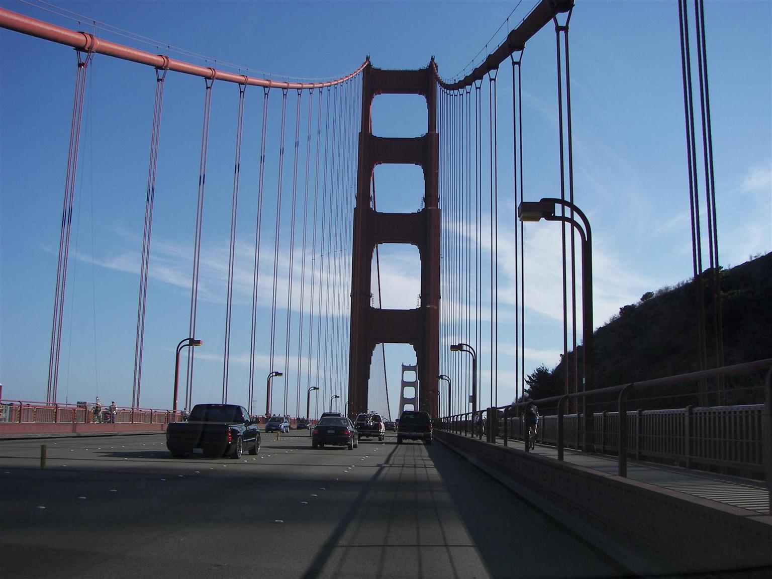 On Golden Gate Bridge