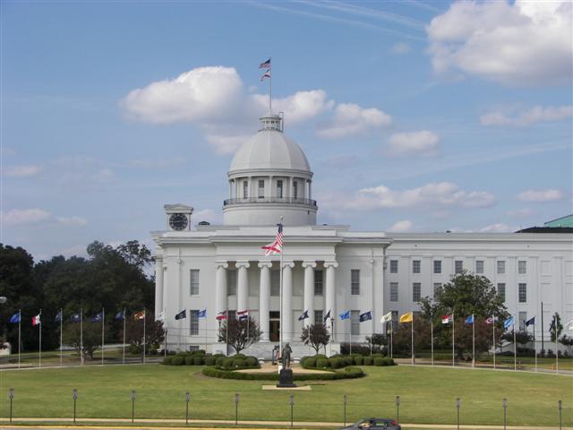 Capitol of Alabama in Montgomery
