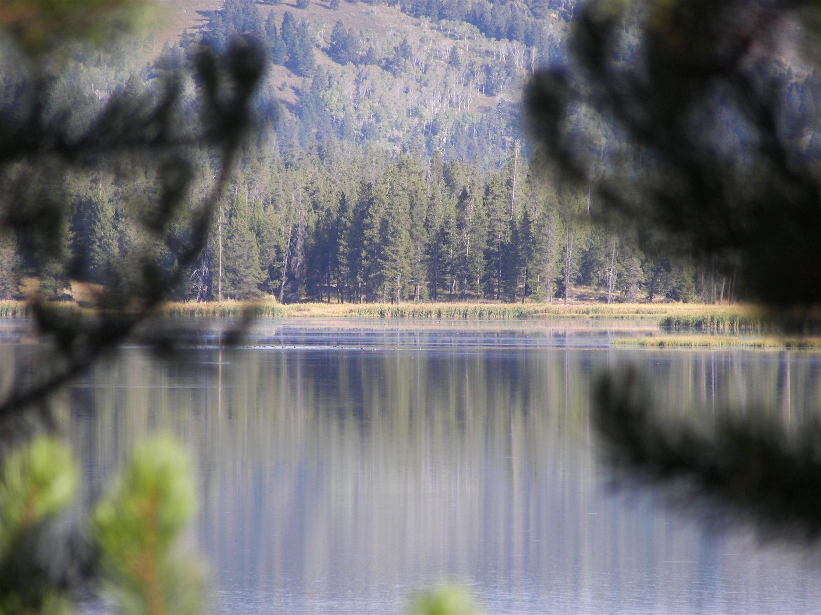 Silver Lake in Idaho west of Yellowstone National Park
