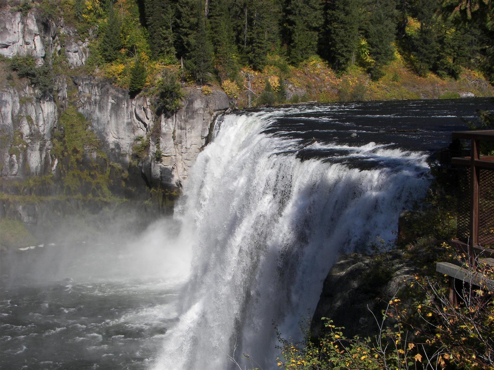 Upper Mesa Falls in eastern Idaho