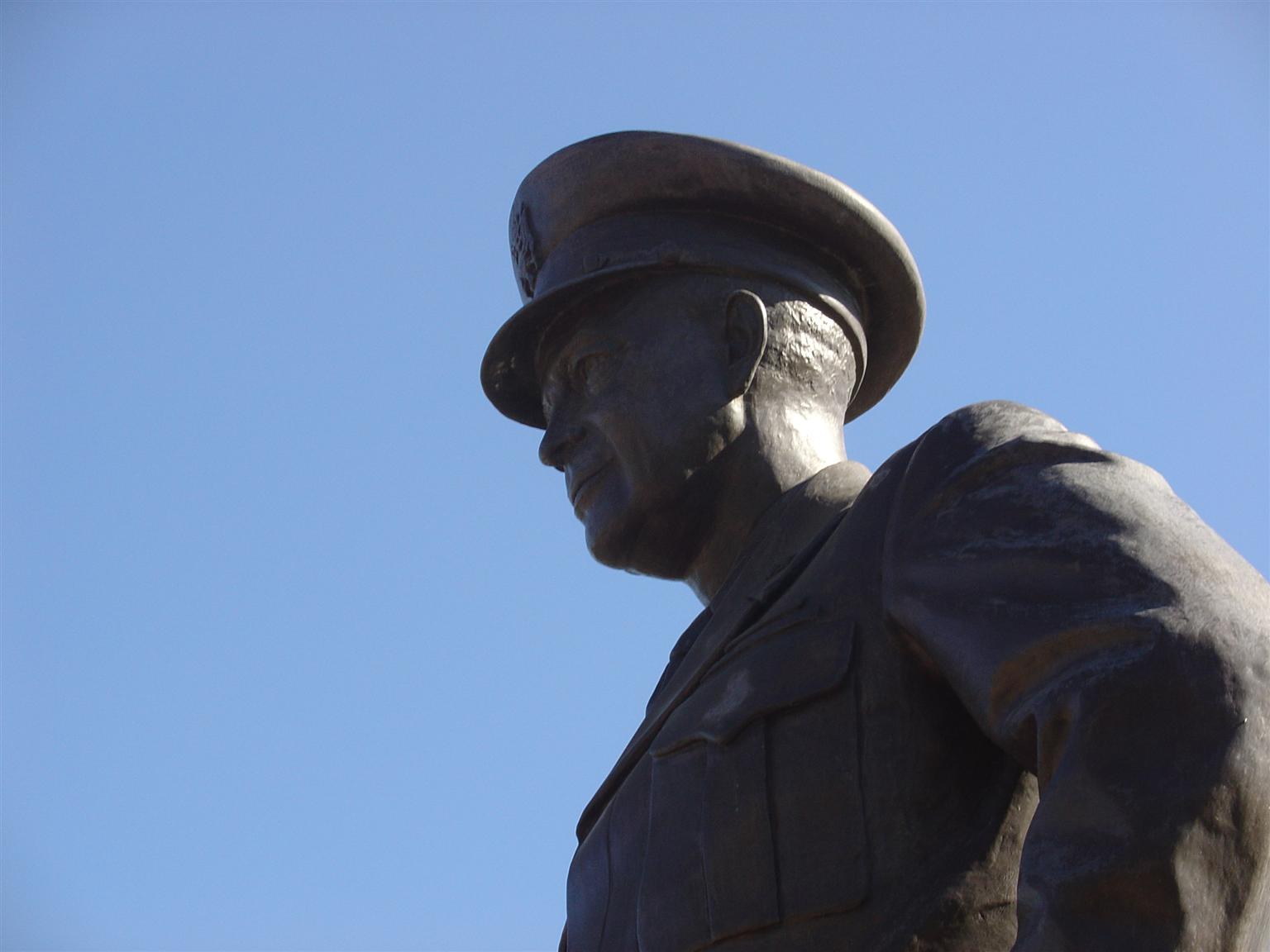 General Eisenhower in Abilene, Kansas