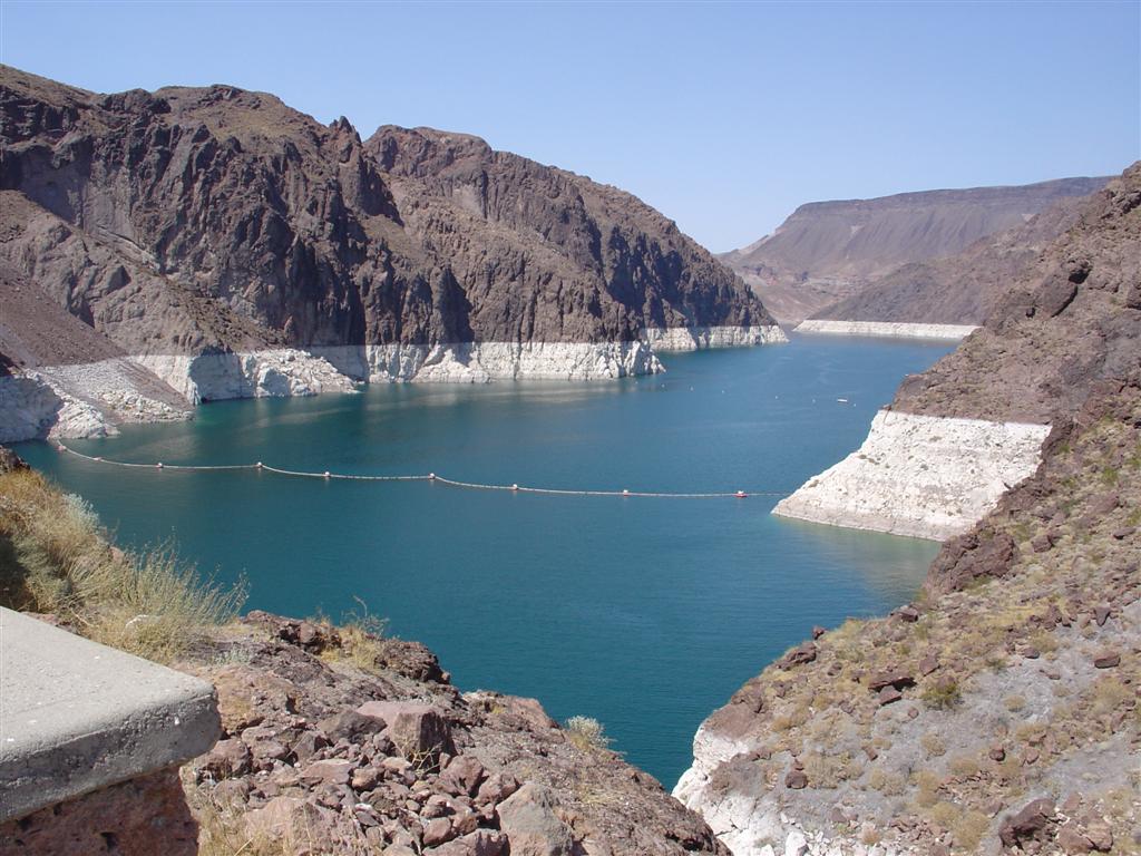 Hoover Dam at the border of Arizona and Nevada
