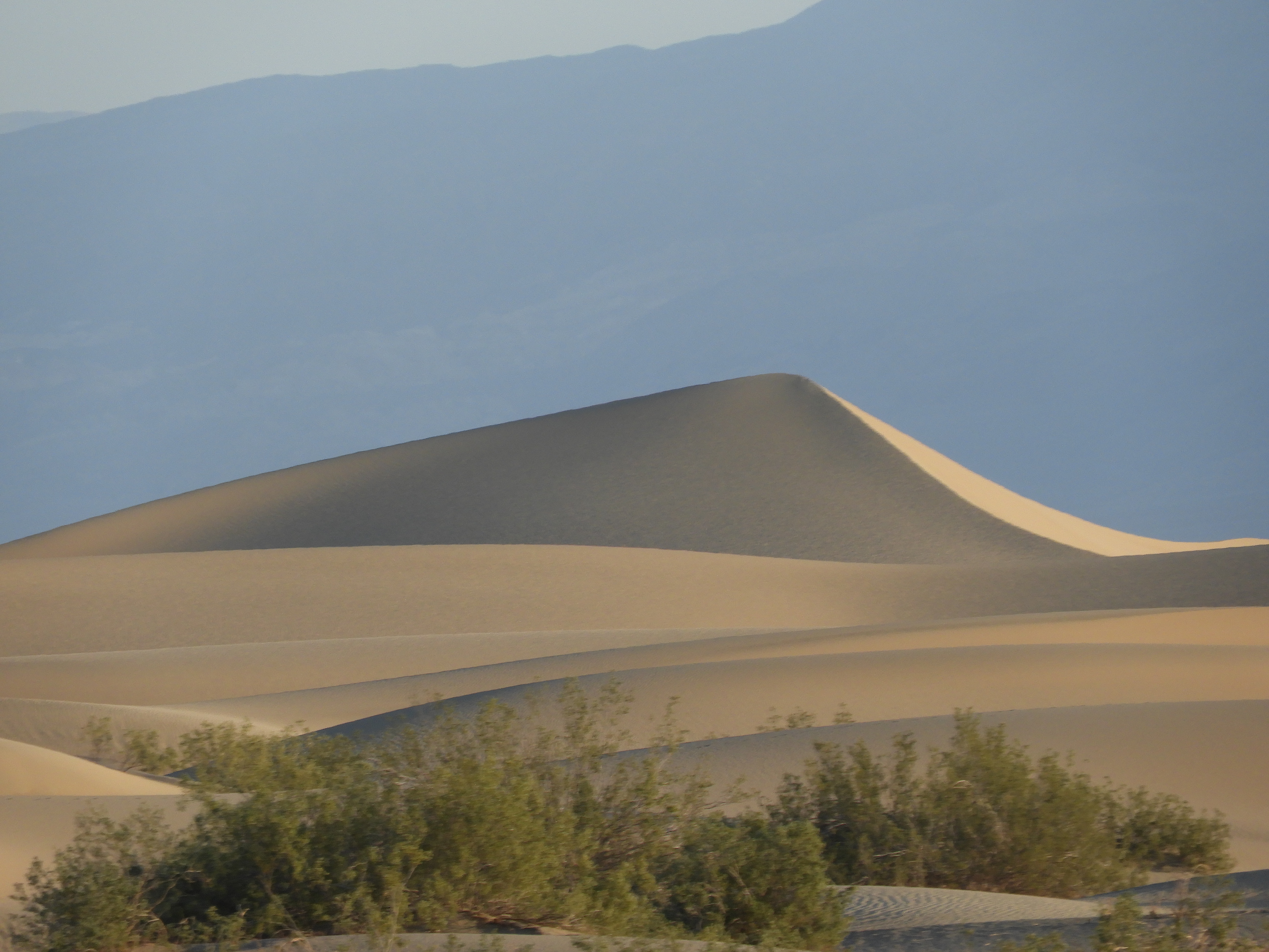 Mesquite Sand Dunes in Death Valley National Park in southeastern California