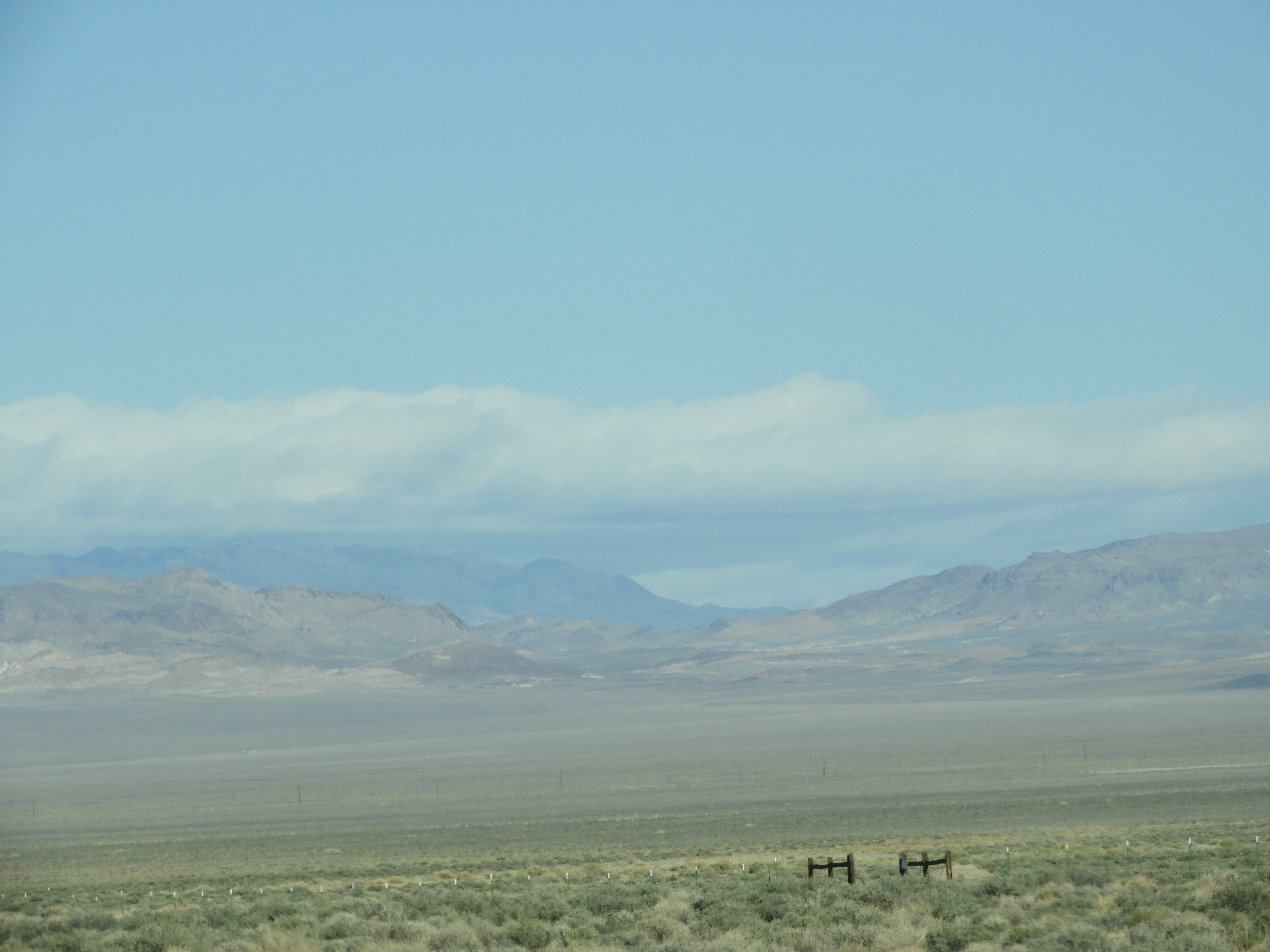 Along highway between Beatty Nevada and Tonopah Nevada