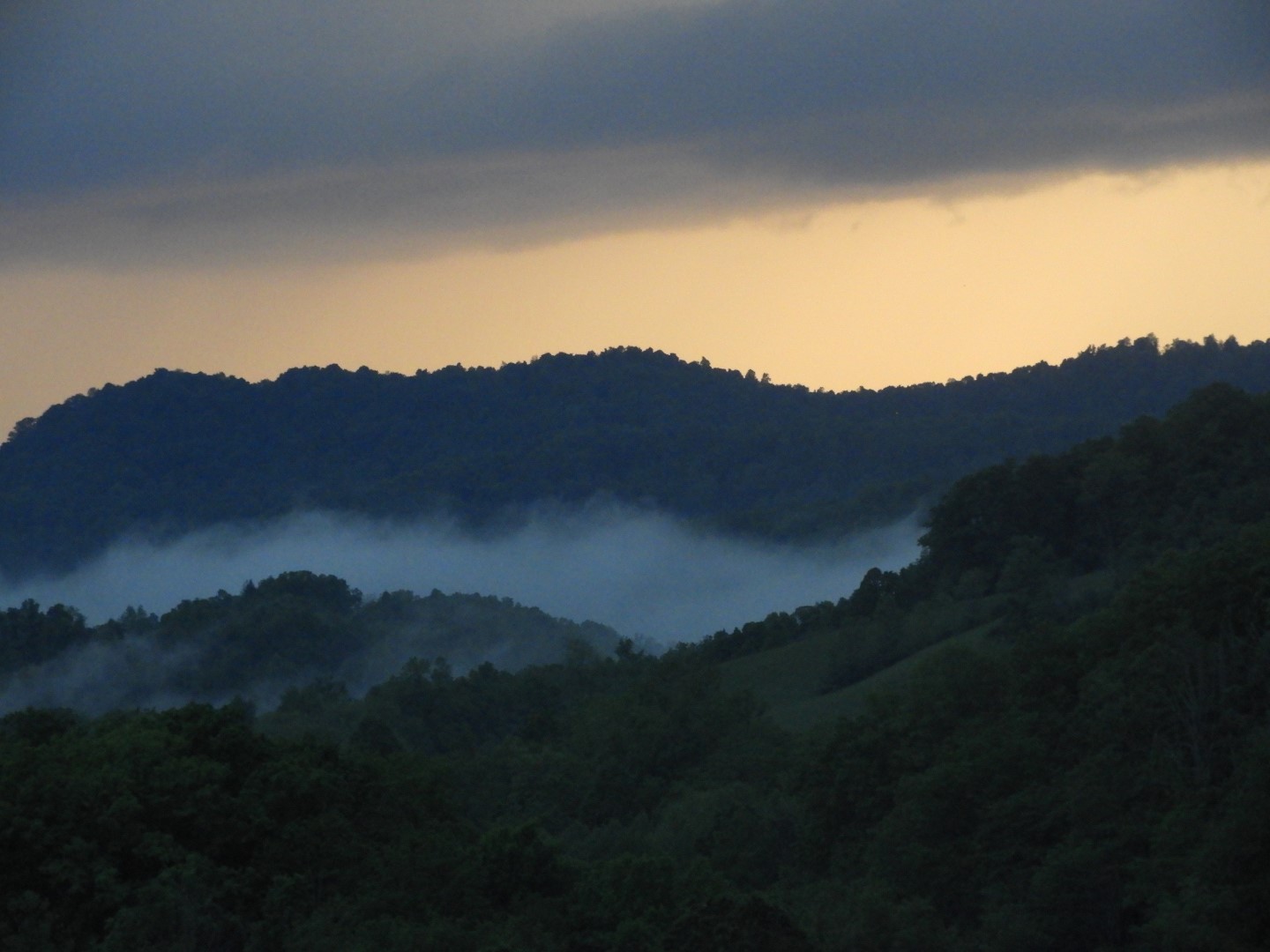 Sunset in Sutton West Virginia