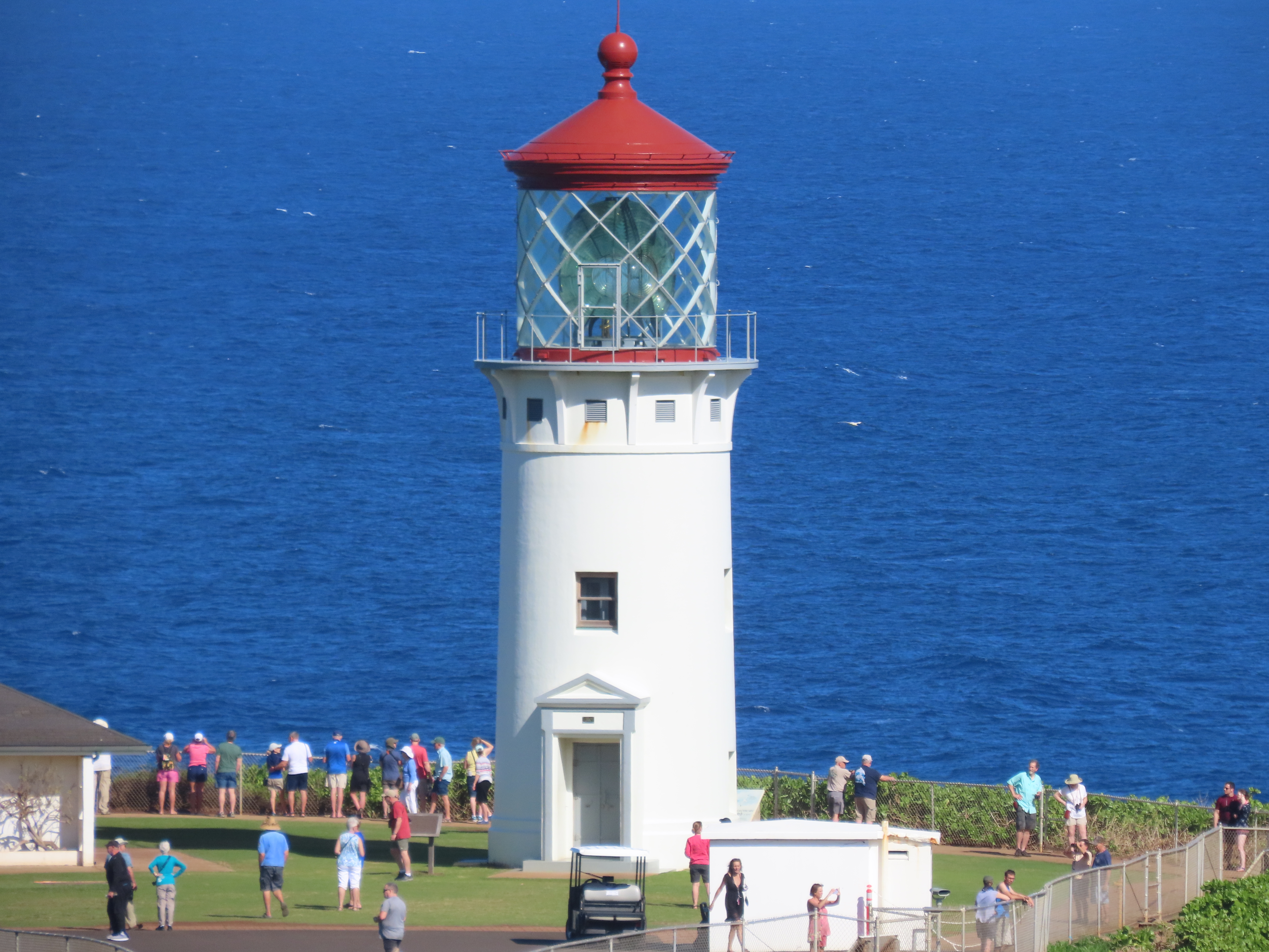 Lighthouse on the north central coast of the Hawaiian island of Kauai