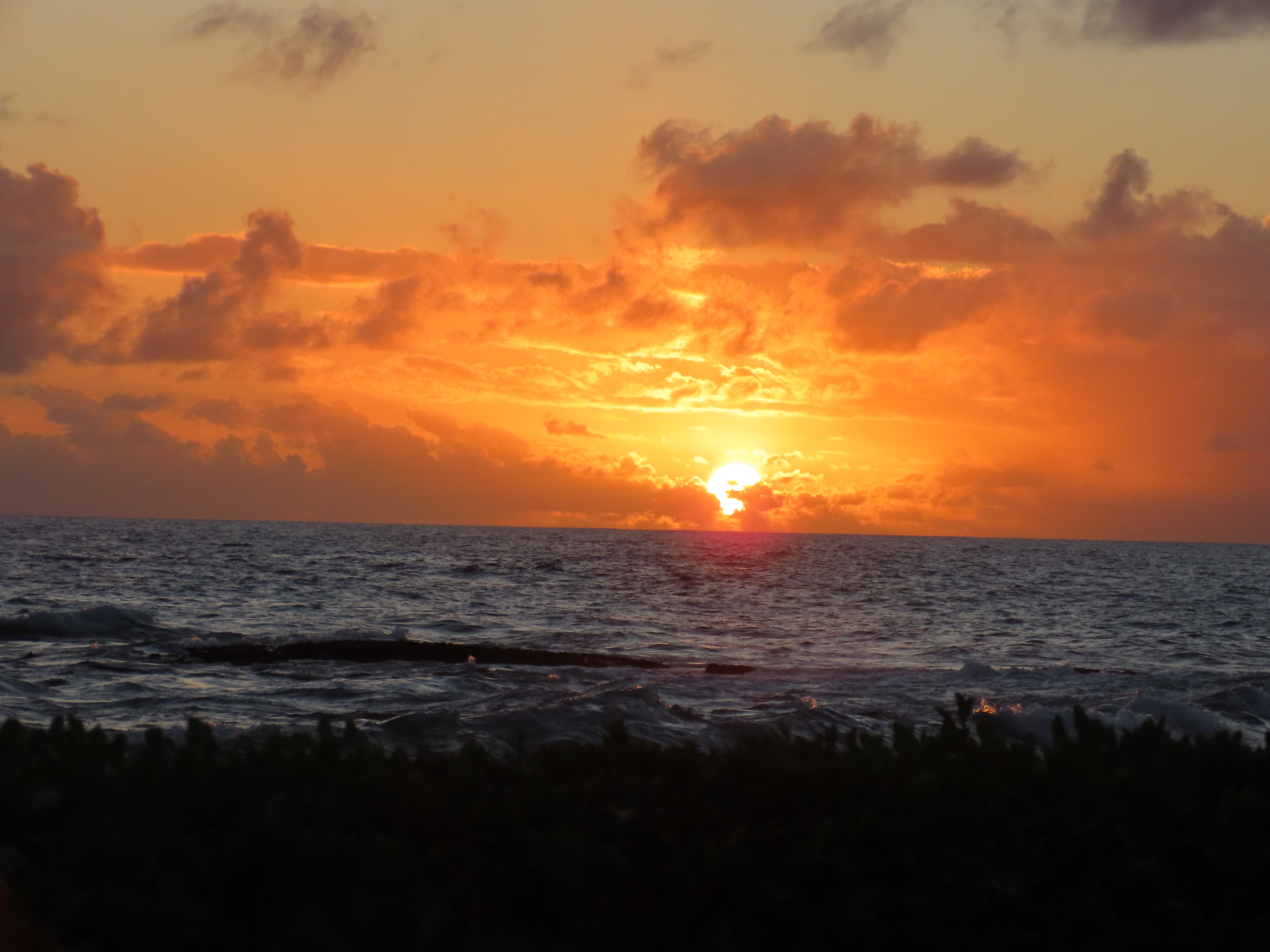 Sunset at Koloa on the Hawaiian island of Kauai
