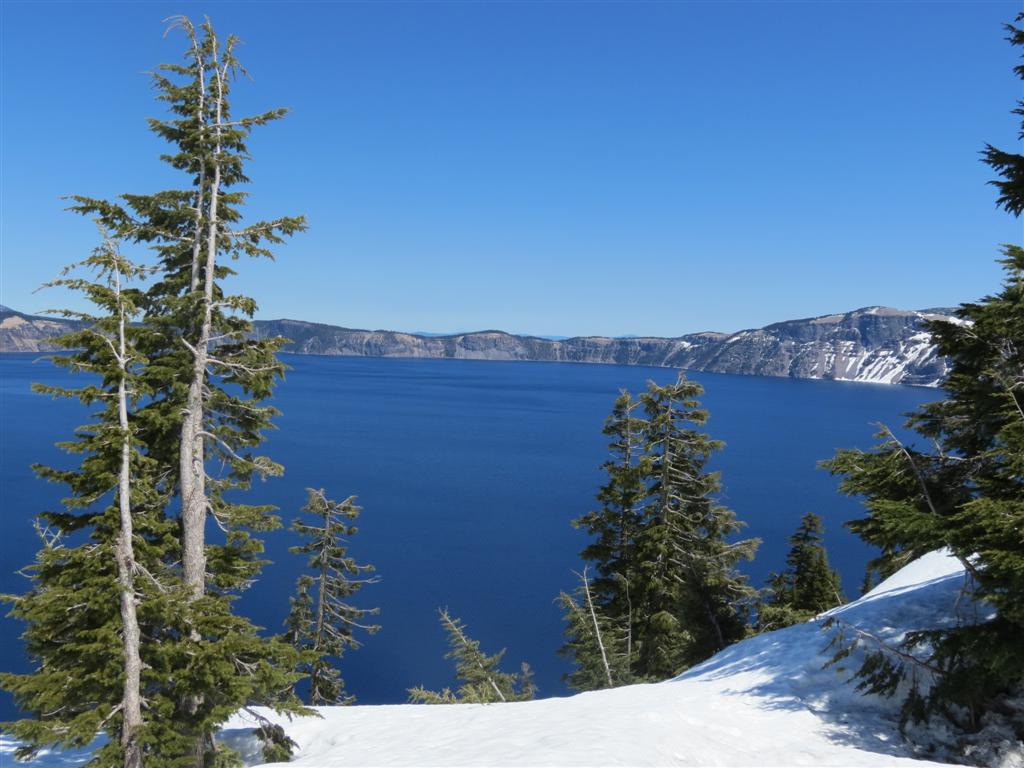 Crater Lake from South Entrance in central Oregon (#0451)