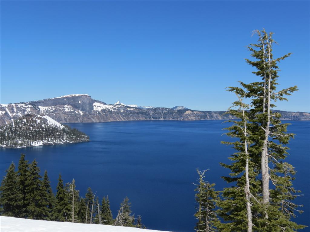 Crater Lake from South Entrance in central Oregon (#0452)