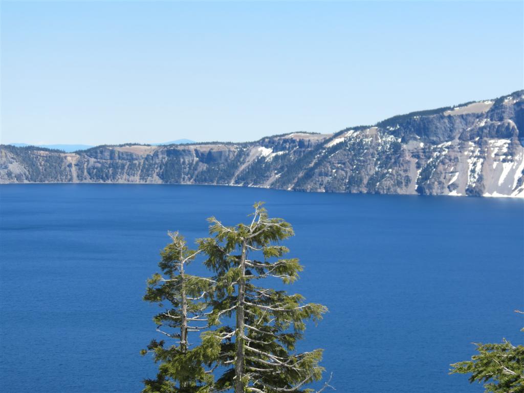 Crater Lake from South Entrance in central Oregon (#0455)