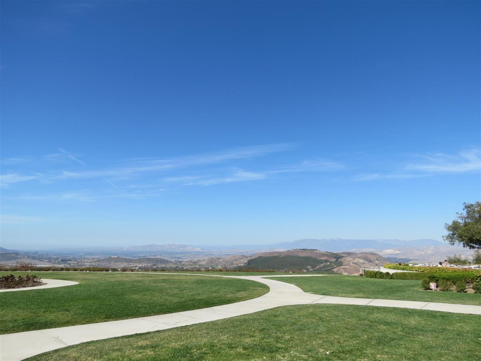 View from President Reagan Library in Simi Valley, California