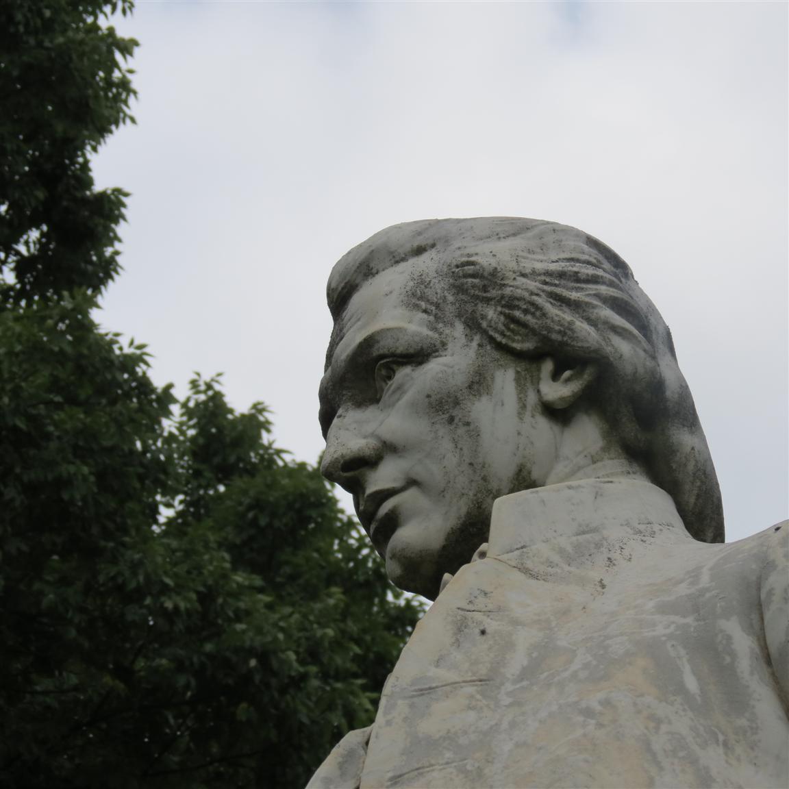 James Monroe Statue in Charlottesville, Virginia