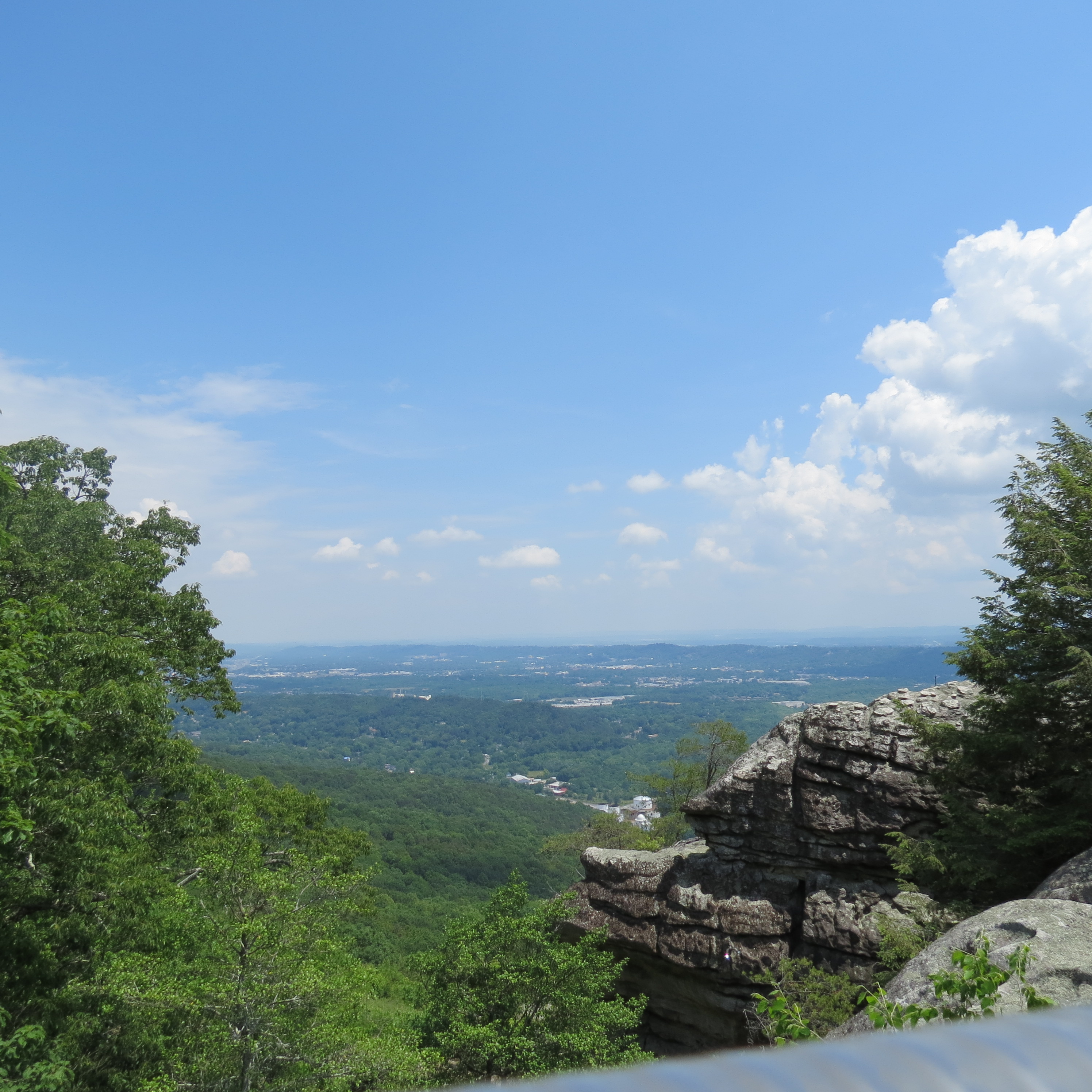 Lookout Mountain View at Rock City in northwestern Georgia
