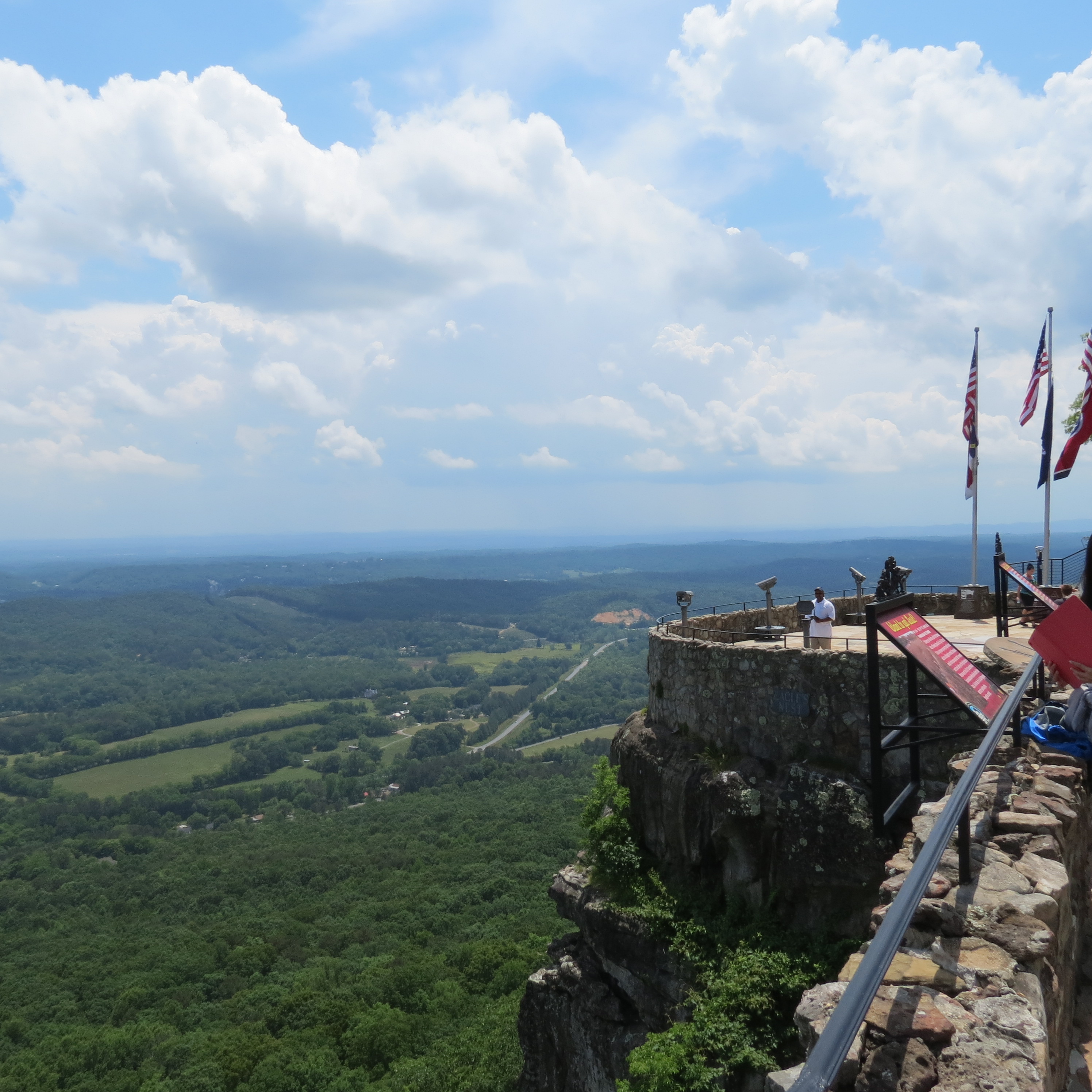 Lookout Mountain View at Rock City in northwestern Georgia