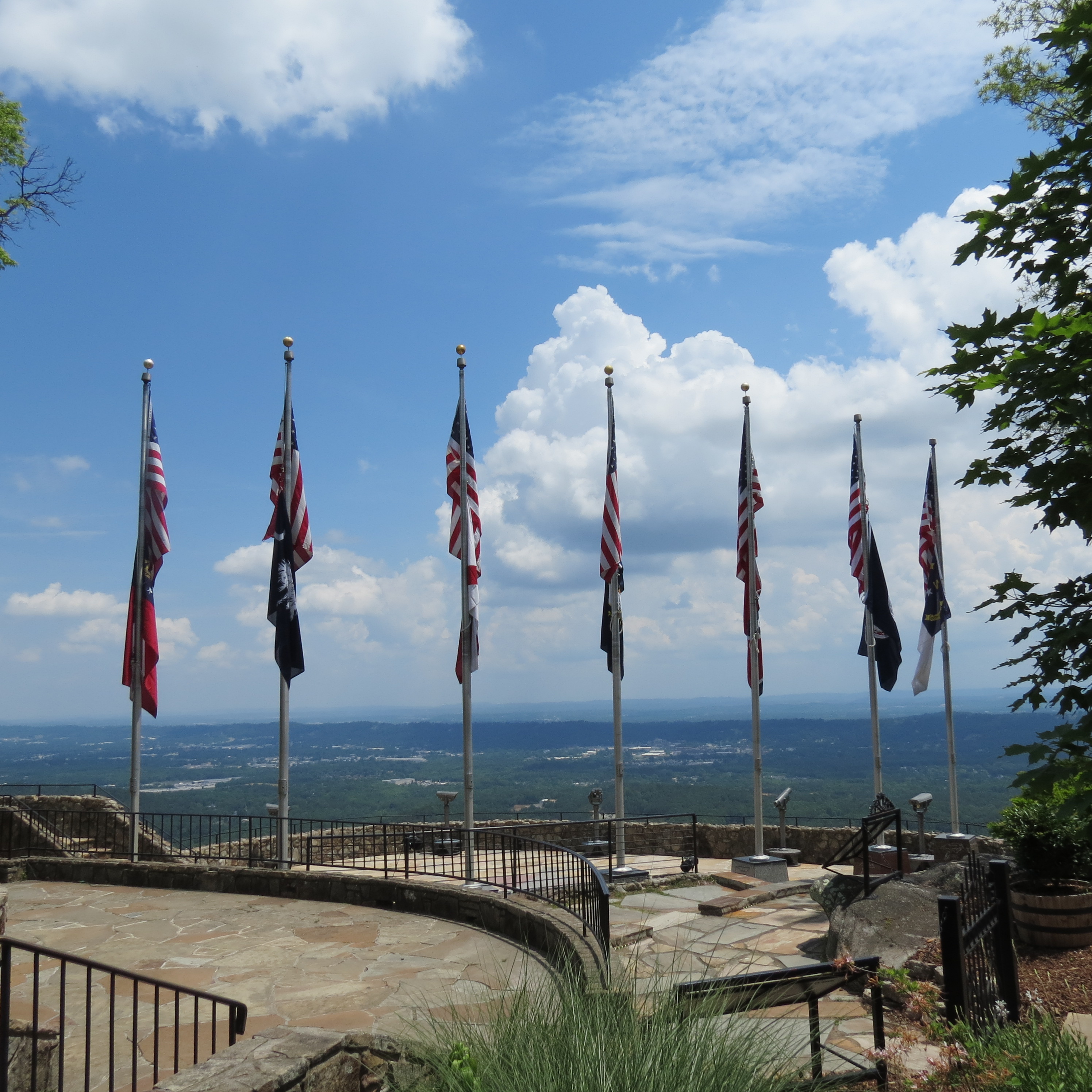 Lookout Mountain View at Rock City in Northwestern Georgia