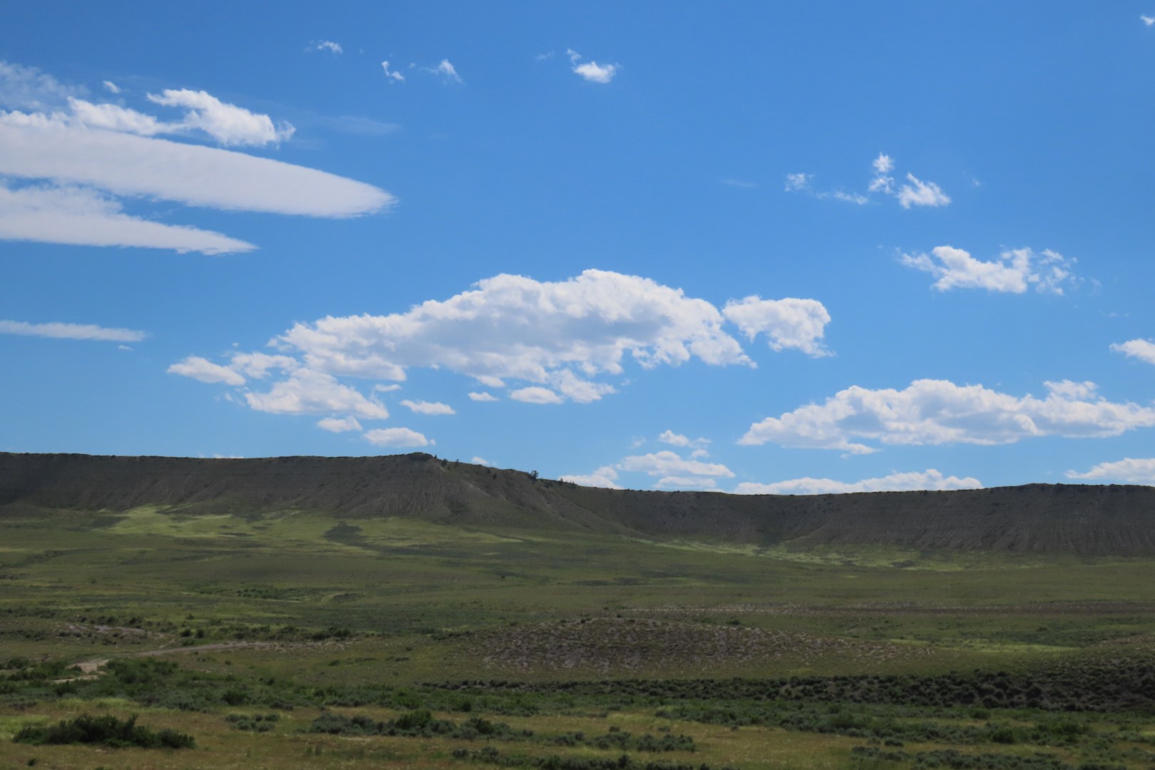 View from Bighorn Canyon National Park Visitor Center in Montana