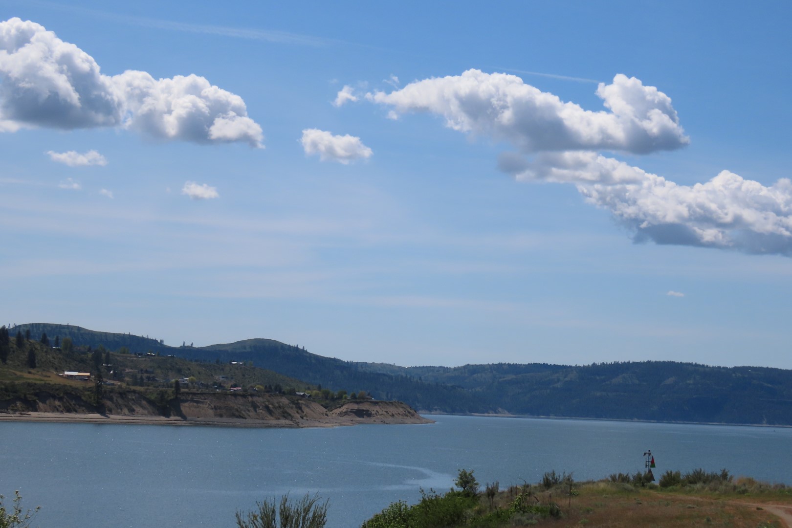 Lake Roosevelt at Fort Spokane, Washington