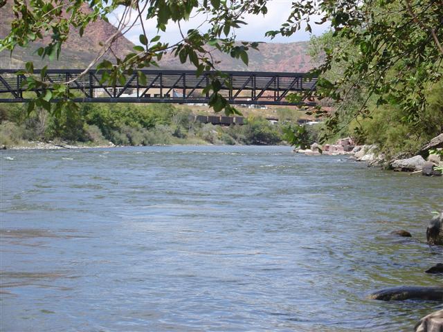 Colorado River on which just completed rafting (6 of 7) (#723)