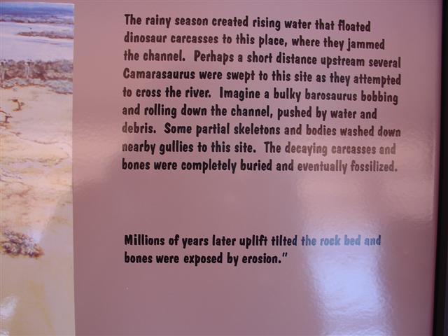 Dinosaur Visitor Center (Jensen) - explanations at center (3 of 8) (#801)