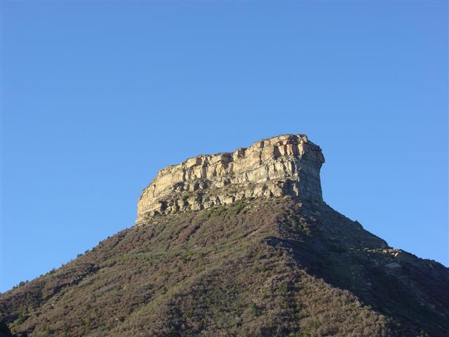 Rocky mountain at entrance to Mesa Verde (3 of 4) (#1003)