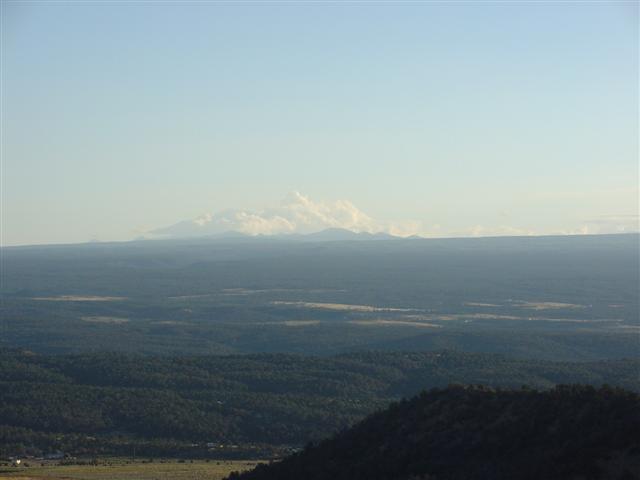 View from the rocky mountain at entrance to Mesa Verde (1 of 3) (#1004)