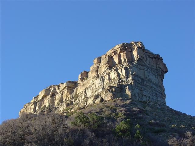 Rocky mountain at entrance to Mesa Verde (4 of 4) (#1005)