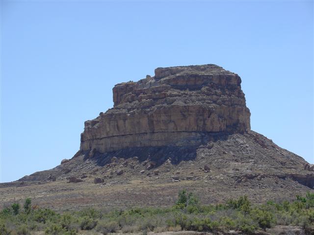 Butte near Chaco Visitor Center (2 of 2) (#1095)