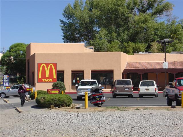 Even the McDonalds looks like adobe construction! (#1133)