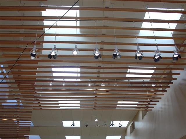 Ceiling just outside the Art Museum on UNM campus (#1208)