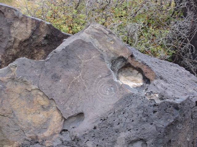 Petroglyphs found on the trails at Rinconada Canyon (3 of 4) (#1306)