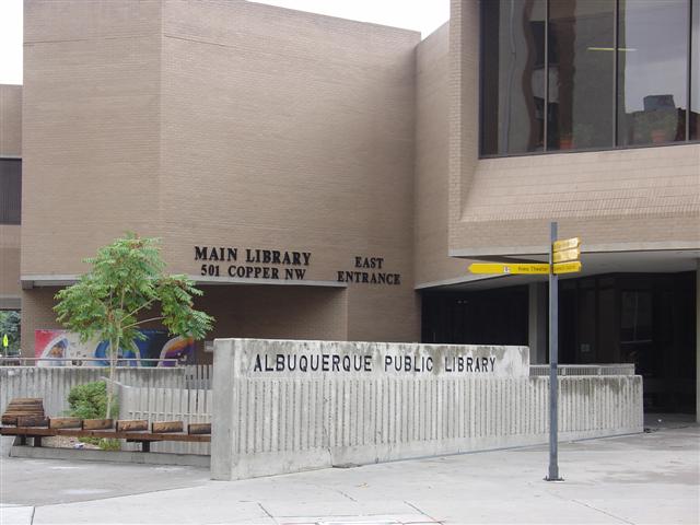 Albuquerque Main Library (Copper and 4th) (1 of 3) (#1312)