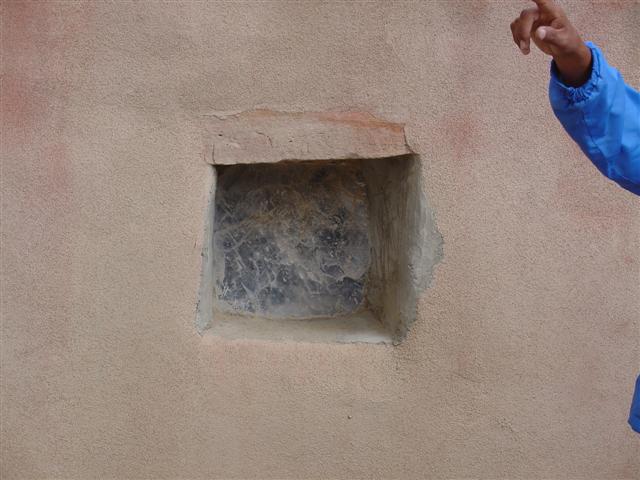 Acoma Sky City - Original Window Glass (1 of 2) (#1364)