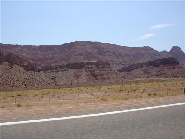 Scenery along the highway going away from the Grand Canyon North Rim towards Flagstaff #7 of 10 (#1918)
