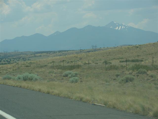 Snow capped mountain in Coconino National Forest #1 of 4 (#1925)