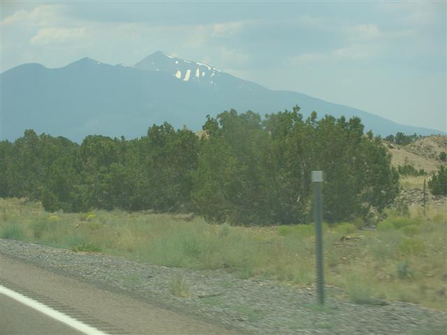 Snow capped mountain in Coconino National Forest #2 of 4 (#1928)
