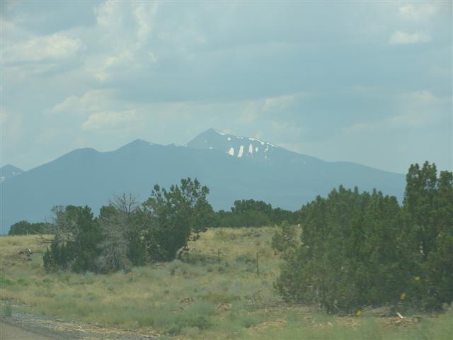 Snow capped mountain in Coconino National Forest #3 of 4 (#1929)