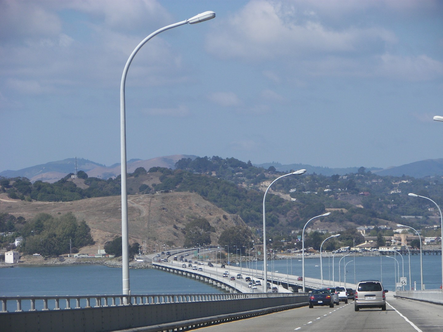 Driving north to Charles Schulz Museum in Santa Rosa  2 of  4 (#0821)