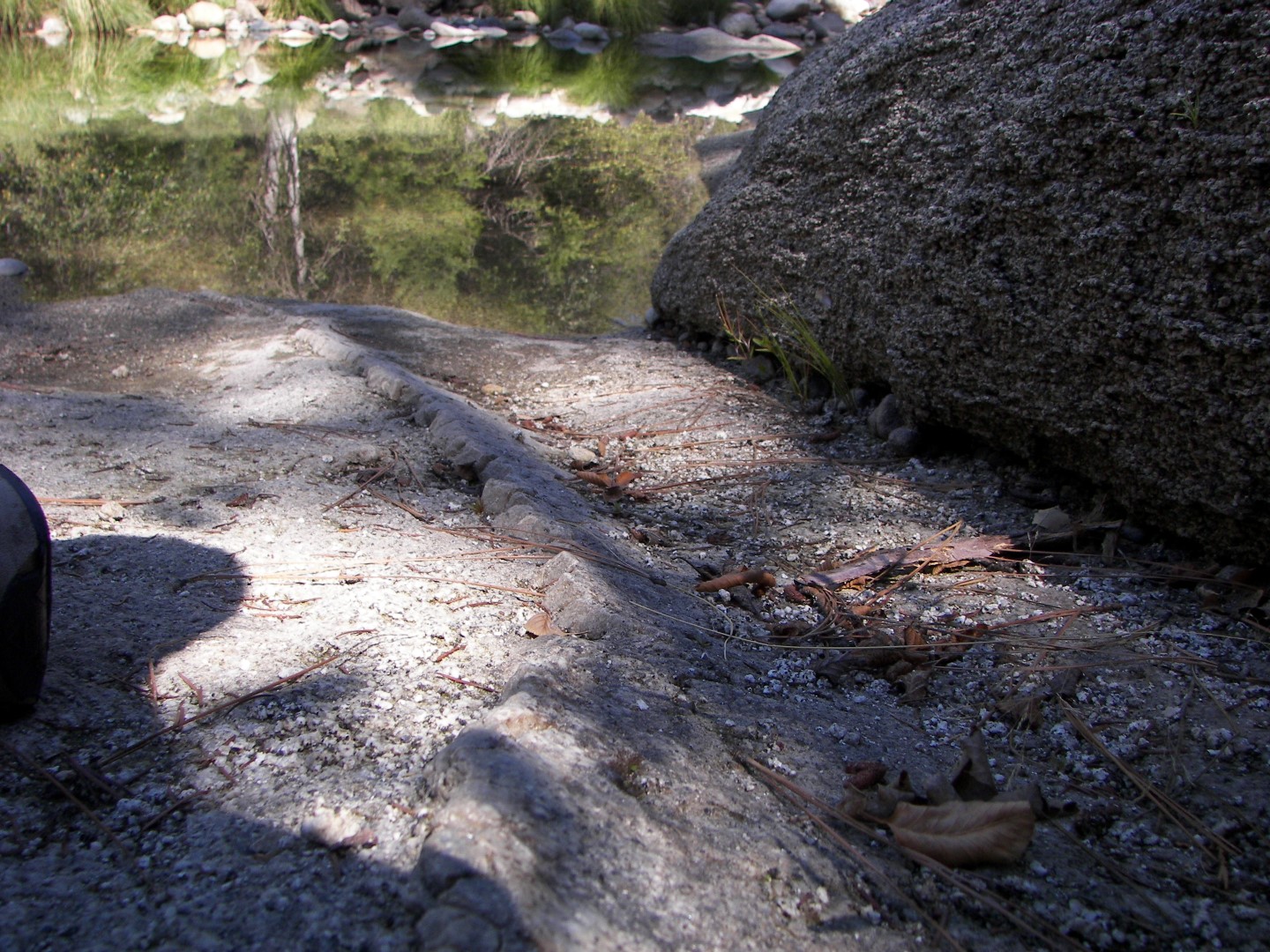 Walking along a rocky stream in Yosemite National Park  9 of 18 (#0875)