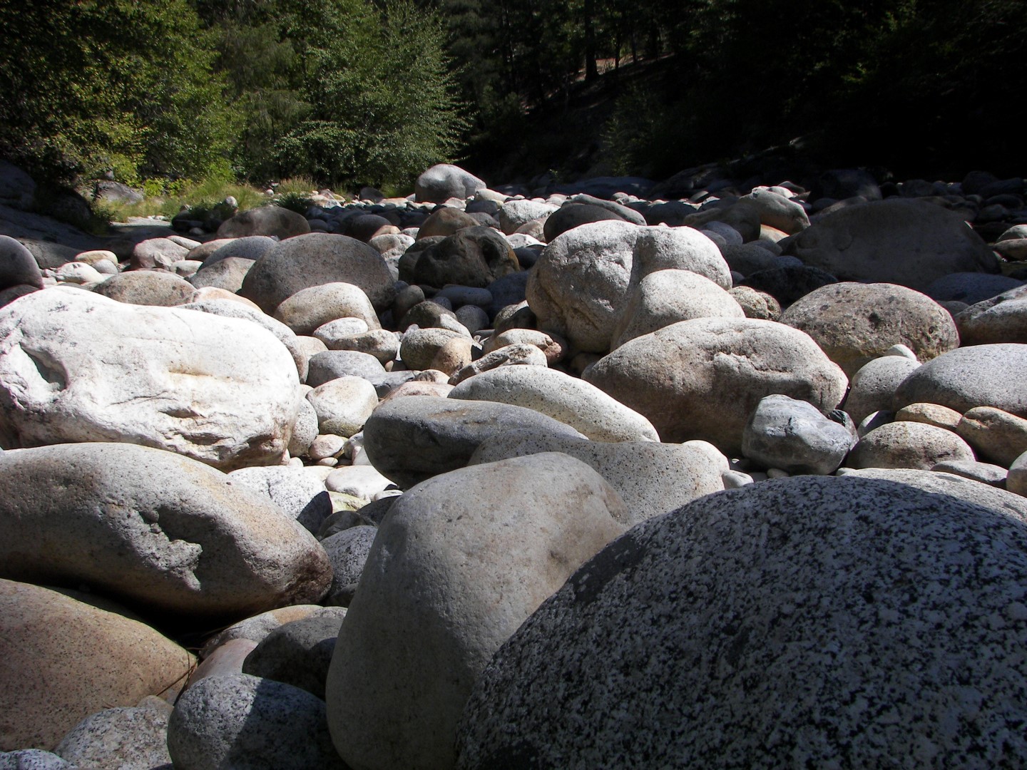 Walking along a rocky stream in Yosemite National Park 12 of 18 (#0878)