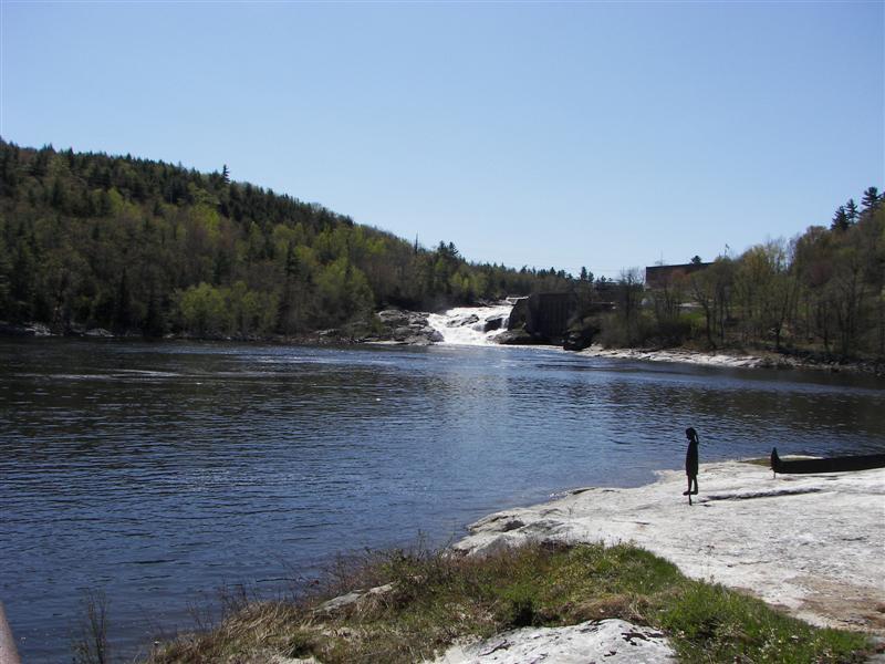 Rivers and waterfall near Rumford power plant #3 of 5 (#1198)
