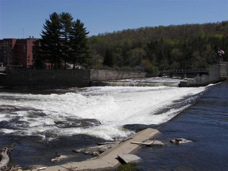 Rivers and waterfall near Rumford power plant #4 of 5 (#1200)
