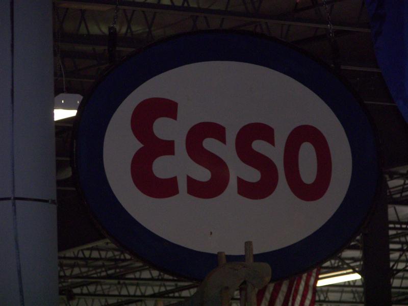 Esso gas station sign (typical in Tennessee where Larry grew up) (#1311)