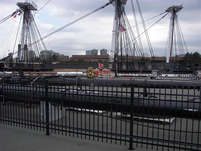 USS Constitution just before closing time #1 of 8 (#1423)