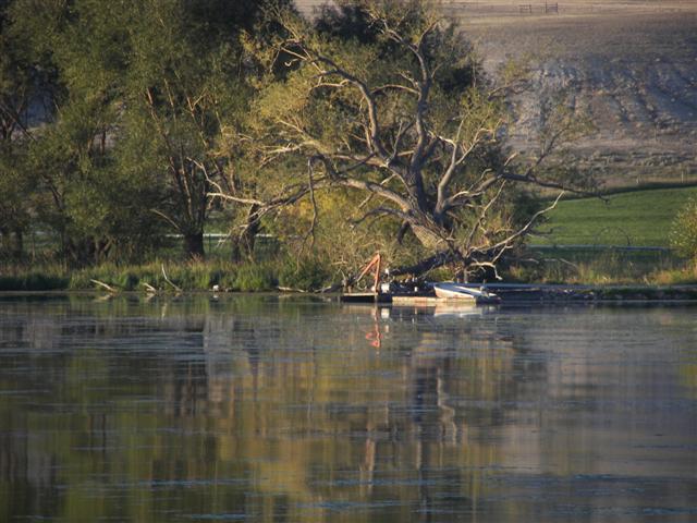 Upper Holter Lake and farm at Gates to the Mountains Rec Area #13 of 23 (#3042)