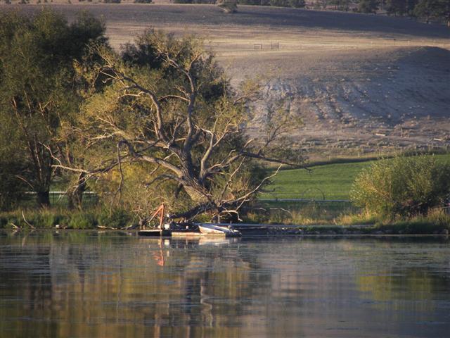 Upper Holter Lake and farm at Gates to the Mountains Rec Area #14 of 23 (#3043)