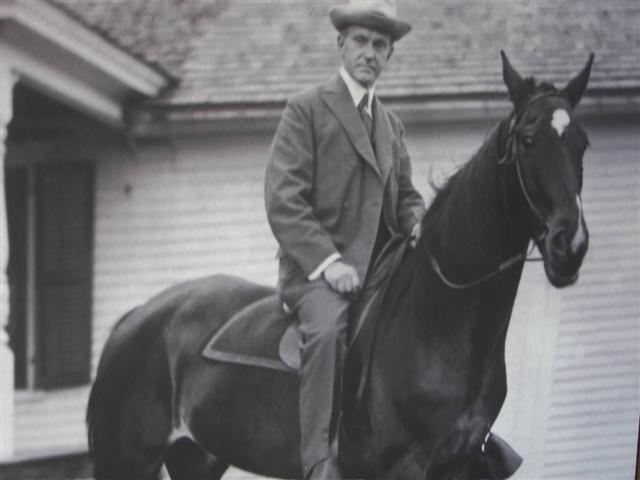 President Coolidge on his horse (#1337)