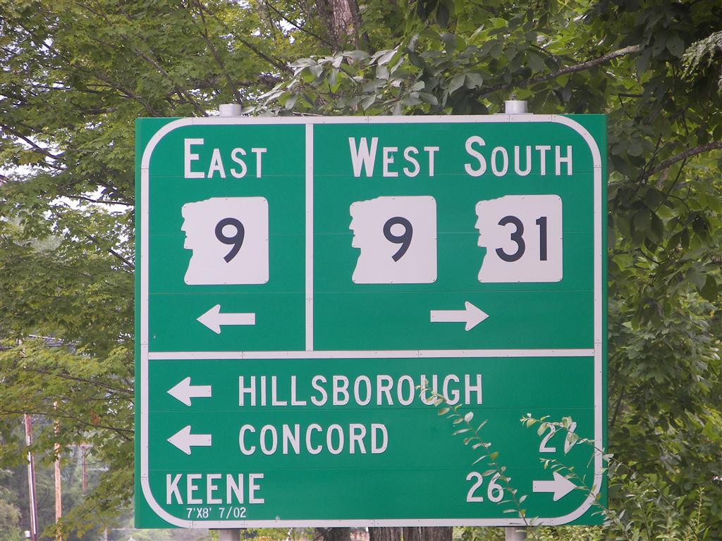 President Franklin Pierce childhood home in Hillsborough NH: side view from across the street (#1974)