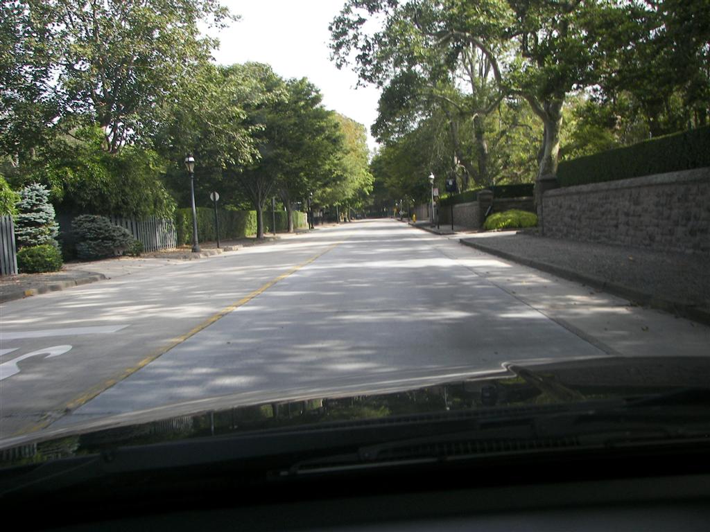 Ocean-front mansions row street (#1988)