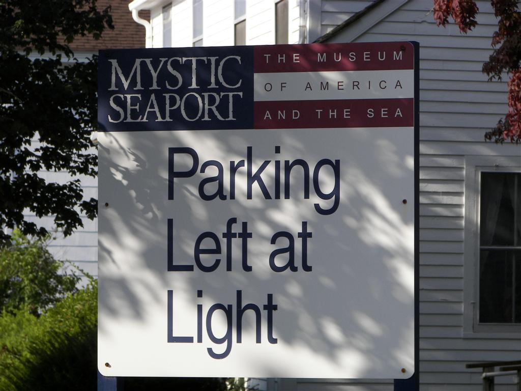 Mystic Seaport signage #1 of 3 (#2040)