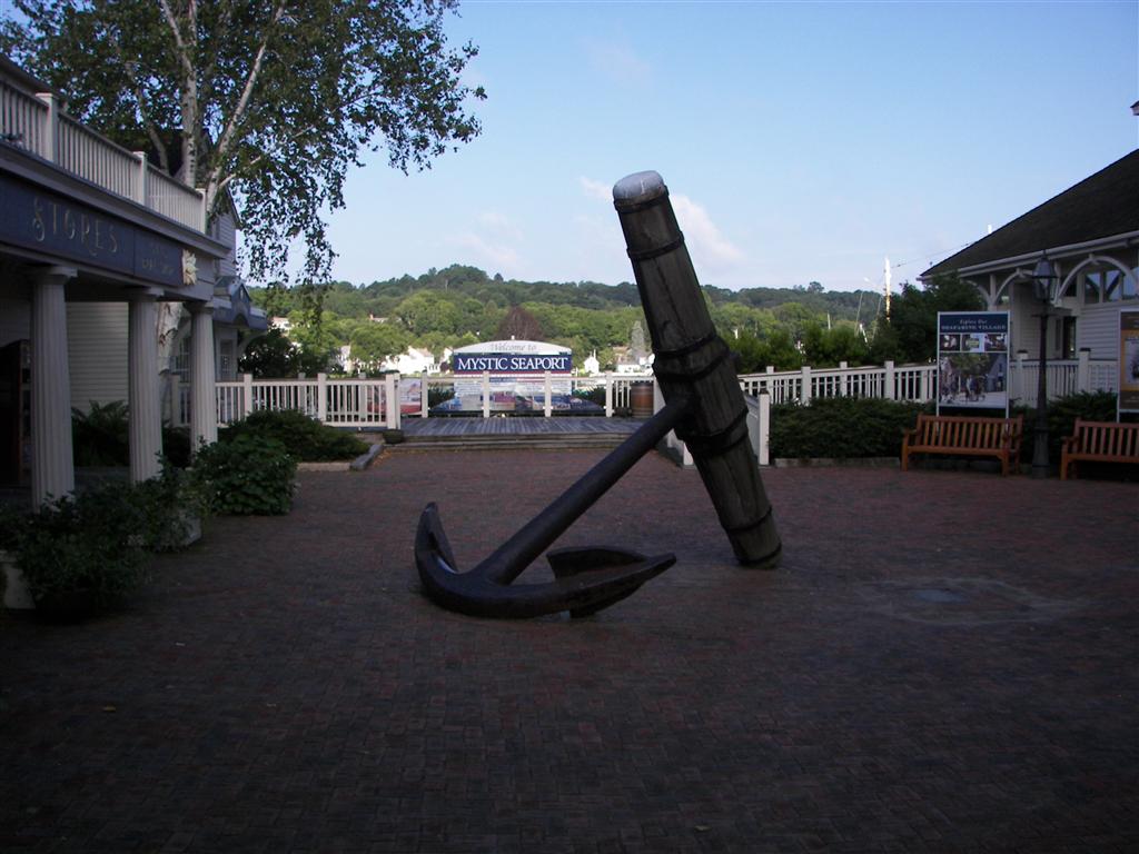 Old ship anchor at Mystic Seaport (#2044)